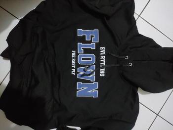 Product Review of Everything Flown Hoodie Unisex Bahan Fleece Sweater Hodie Wanita Pria from Tokopedia customer review 0