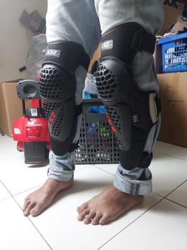 Product Review of Deker Pelindung Lutut LS2 Rookie Knee Protector Dekker from Tokopedia customer review 0
