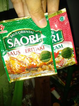 Product Review of SAORI® Saus Teriyaki Oriental Sachet 22ml (4 pcs) from Tokopedia customer review 0