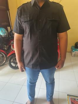 Product Review of Ratsvendor Kemeja Lapangan / Outdoor / Gunung / PDL Lengan Pendek Warna Hitam from Tokopedia customer review 0