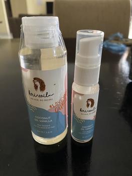 Product Review of Kriwil Coconut Oil - Hair Sealant 30ml Kering Haircare from Tokopedia customer review 1