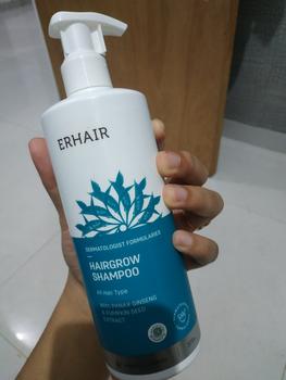 Product Review of Erha HairGrow Shampoo 370ml Erhair Hair Grow 370 Ml Rambut Rontok from Tokopedia customer review 0