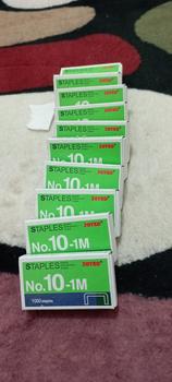 Product Review of JOYKO Isi Staples Kecil No 10 - Refill Steples Stapler 1 box isi 1000 from Tokopedia customer review 1
