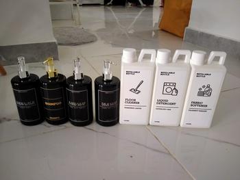 Product Review of TEMPAT LAUNDRY AESTHETIC/WHITE SERIES/TEMPAT DETERJEN/BOTOL REFIL from Tokopedia customer review 0