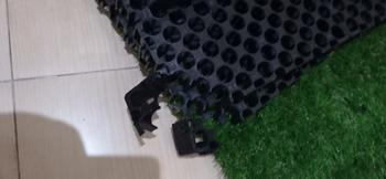 Product Review of DRAINASE RUMPUT SINTETIS tebal 3 CM UK 25 x 25 CM (HARGA PABRIK) from Tokopedia customer review 0