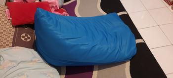 Product Review of BEANBAG WATERPROFF Triangle Size Large Plus ISI | bean bag waterproof sofa from Tokopedia customer review 0