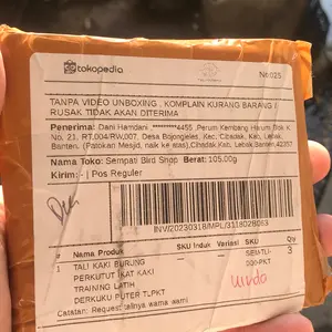 TALI KAKI BURUNG PERKUTUT IKAT KAKI TRAINING LATIH DERKUKU PUTER TLPKT