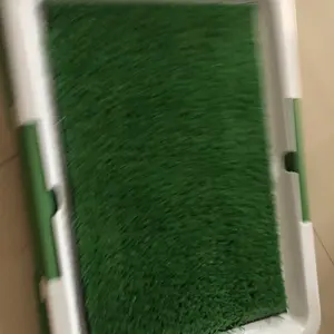 Puppy Potty Training Pad Tray - Tatakan Poo Pee + Rumput - Dog Toilet