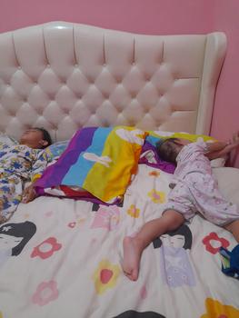 Product Review of Uniland Springbed Rivera Pillowtop Tiffany Full Set Kasur Spring Bed from Tokopedia customer review 1
