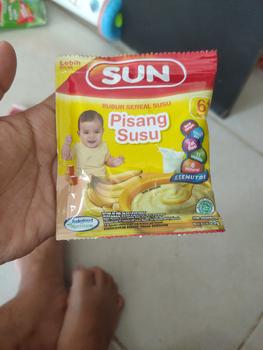 Product Review of SUN BUBUR SEREAL SUSU PISANG SACHET 20 GR X 1 PCS from Tokopedia customer review 1
