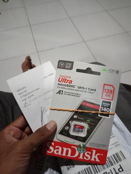 Product Review of Micro SD 128GB Sandisk Ultra A1 UHS-I up to 120Mb/s - Garansi Resmi from Tokopedia customer review 1