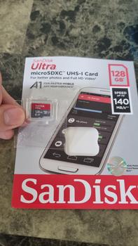 Product Review of Micro SD 128GB Sandisk Ultra A1 UHS-I up to 120Mb/s - Garansi Resmi from Tokopedia customer review 0