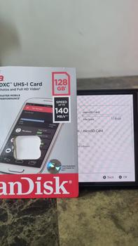 Product Review of Micro SD 128GB Sandisk Ultra A1 UHS-I up to 120Mb/s - Garansi Resmi from Tokopedia customer review 1