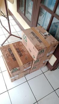 Product Review of Mulia - Glass Block / Gelas Blok Clear 95000 from Tokopedia customer review 0
