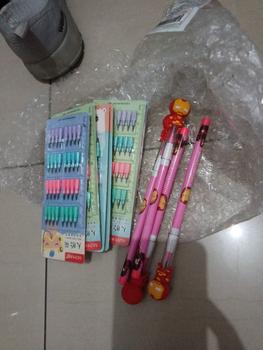 Product Review of Isi Ulang Pensil Peluru ZC-201 Kucing Lantu Susun Bensia Refill Refil from Tokopedia customer review 0