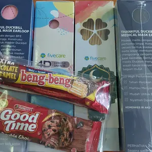 Masker Medis fivecare Surgical 4D 4PLY Earloop kemasan box isi 10s