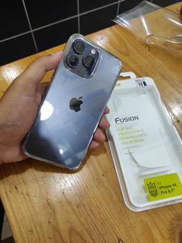 Product Review of Case iPhone 14 Pro Max Plus Ringke Fusion Clear Soft Hybrid Casing from Tokopedia customer review 0