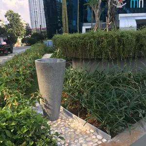 Wastafel Cuci Tangan Teraso Silinder - Hitam