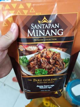 Product Review of Santapan Minang Paru Goreng Kering Asli Padang 200 gram from Tokopedia customer review 0
