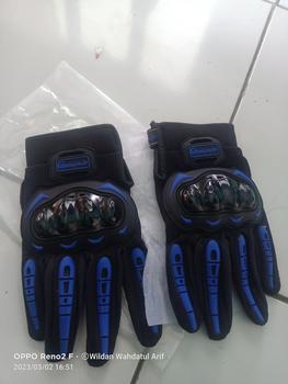 Product Review of Sarung Tangan Motor Full Finger Riding Tribe /Motorcycle Gloves Tinju from Tokopedia customer review 0