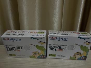 Product Review of Masker Duckbill Kids OneHealth isi 25 Pcs from Tokopedia customer review 0