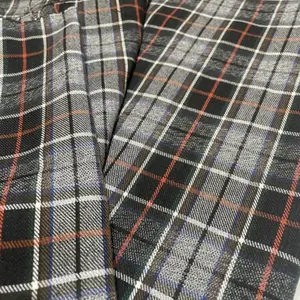 GOBEST SW422-429 motif kain semiwoll motif BARU baru tartan bahan kotak tr strech yarndyed harga per 0.5meter semiwoll