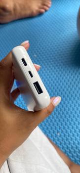 Product Review of PowerBank ROBOT 10000mah RT180 2.1A Dual Input Port Type C from Tokopedia customer review 0