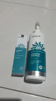 Product Review of Erha HairGrow Shampoo 370ml Erhair Hair Grow 370 Ml Rambut Rontok from Tokopedia customer review 0
