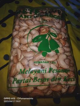 Product Review of kacang mete oven original 1kg from Tokopedia customer review 0