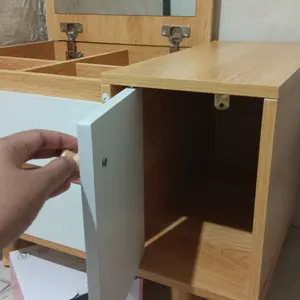 Homedoki Meja Rias LED Minimalis / Meja Rias LED / Meja Lantai / Meja Kamar LED