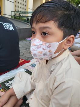 Product Review of Masker Duckbill Kids OneHealth isi 25 Pcs from Tokopedia customer review 0