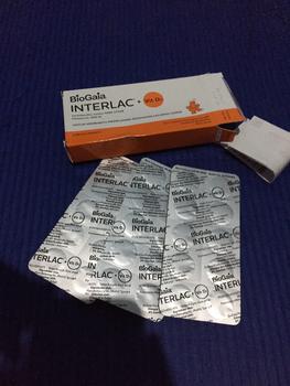 Product Review of Interlac Probiotik + Vit D3 400 IU 3 Strip @10 Tablet - Menjaga Kesehatan Saluran Cerna dan Daya Tahan Tubuh Anak hingga Dewasa from Tokopedia customer review 1