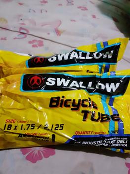 Product Review of BAN DALAM SEPEDA 18X1.75 18X2.125 SWALLOW 18 X 175 190 195 200 2125 from Tokopedia customer review 0