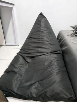 Product Review of BEANBAG WATERPROFF Triangle Size Large Plus ISI | bean bag waterproof sofa from Tokopedia customer review 0