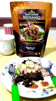 Product Review of Santapan Minang Paru Goreng Kering Asli Padang 200 gram from Tokopedia customer review 0