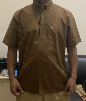 Product Review of Kemeja Pria Stanley Adam Original Kerja Kantor Formal Lengan Pendek from Tokopedia customer review 1