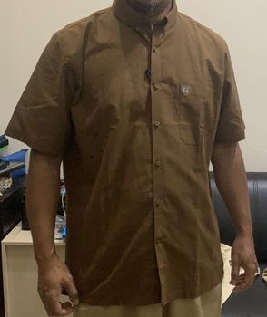 Product Review of Kemeja Pria Stanley Adam Original Kerja Kantor Formal Lengan Pendek from Tokopedia customer review 0