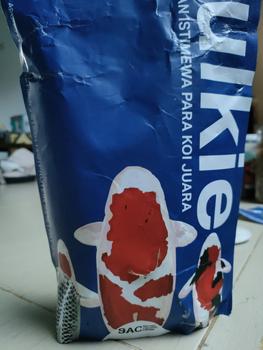 Product Review of Pakan Pelet Makanan Ikan Koi Apung 1 Kg Bulkie Hi Growth from Tokopedia customer review 0