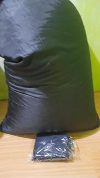Product Review of BEANBAG WATERPROFF Triangle Size Large Plus ISI | bean bag waterproof sofa from Tokopedia customer review 2