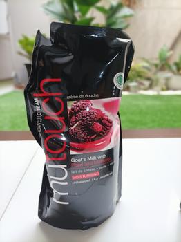 Product Review of MuTouch Goat's Milk Shower Cream Pearl and Mulberry 800ml (Sabun Mandi) from Tokopedia customer review 0