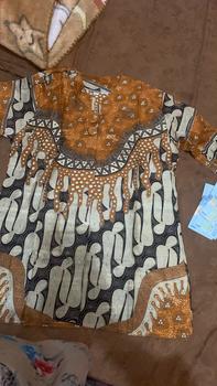 Product Review of Couple Baju Batik Seragam Kerja Blouse Kemeja Kancing Depan Terbaru 03 from Tokopedia customer review 2