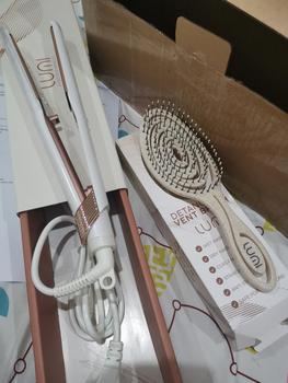 Product Review of Lumi White Slim Line Straightener 1 Inch from Tokopedia customer review 0