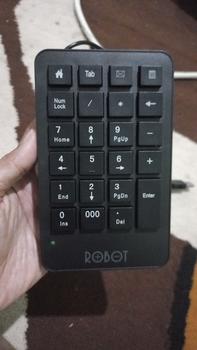 Product Review of Robot Keyboard Numerik Numpad USB RK01 Black from Tokopedia customer review 0