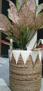 Product Review of Keranjang Anyaman Banana Macrame / Cover Pot / Keranjang Macrame from Tokopedia customer review 0