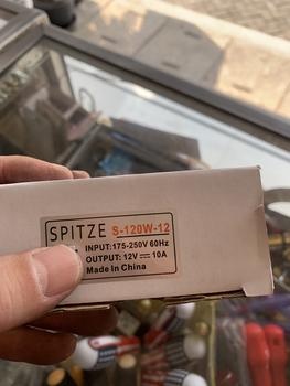 Product Review of SPITZE Trafo Adaptor Power Supply 12V 10A 120W DJAMIN FULL POWER GARANSI 3BLN power supply titanium from Tokopedia customer review 2