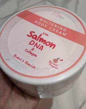 Product Review of [Kemasan Baru] MEANTEA BEAUTY by Katya Skin Body Cream Whitening With Salmon DNA dan Collagen from Tokopedia customer review 0