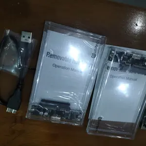 Unitech Casing External Harddisk HDD 2.5 inch SATA USB 3.0 Transparant