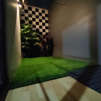 Product Review of DRAINASE RUMPUT SINTETIS tebal 3 CM UK 25 x 25 CM (HARGA PABRIK) from Tokopedia customer review 0