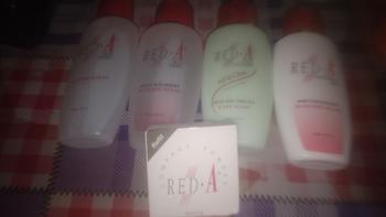 Product Review of Red-A Face Tonic Anti Oxidant with VIT E, Extract Red Algae & Averrhoa - 125ml from Tokopedia customer review 1