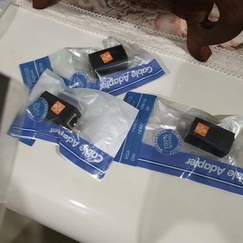 Product Review of Connector Barrel rj45 coupler cat 5 6 7 - Sambungan rj45 - Barel rj-45 from Tokopedia customer review 0